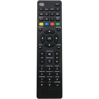   Telecomanda Universală Riry pentru Televizoare Samsung Sony Philips Panasonic LG Sharp Hitachi Vizio TCL Toshiba Hisense Smart TV, Configurare Simplă