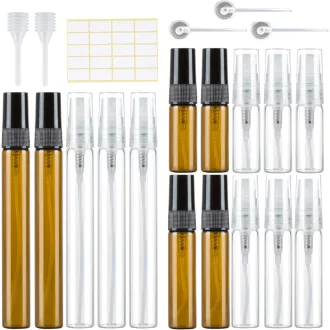   Kieswan 15 db üveg parfüm spray palack szett 3/5/10 ml utazáshoz