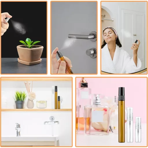 Kieswan 15 db üveg parfüm spray palack szett 3/5/10 ml utazáshoz