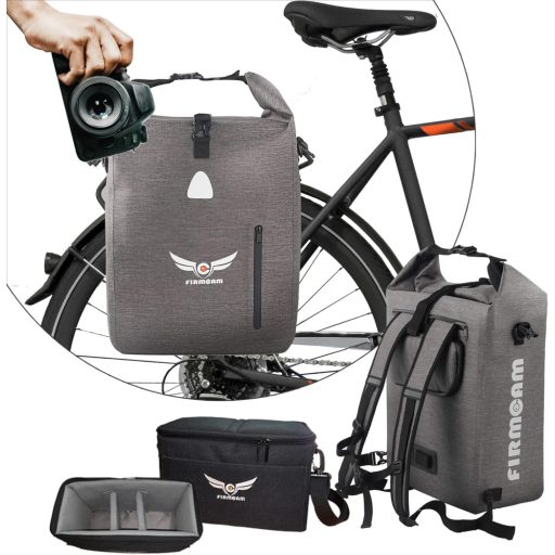 Firmcam 4az1ben Kerékpár Hátizsák Vízálló Csomagtartó Táska