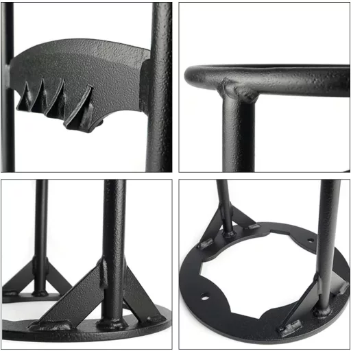 BiggerFire Kézi Fahasító Készlet - Magas Széntartalmú Acél Tűzifa Hasító Ék 4 Fontos Kalapáccsal és Hordtáskával - Kerti Szerszám