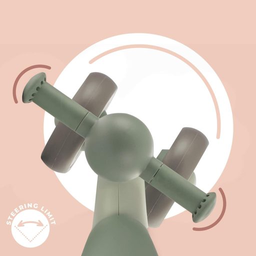 Kinderkraft MINIBI Futóbicikli 1 Éves Kortól, Pedál Nélküli Egyensúly Kerékpár, Állítható Nyereg