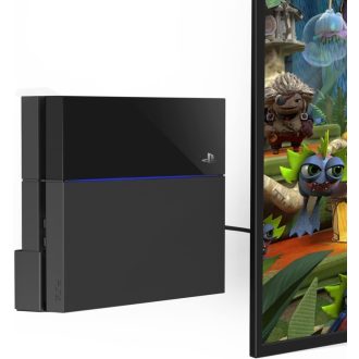   Nástenný držiak Monzlteck pre PS4 (pôvodný model) – priestorovo úsporná montáž za TV