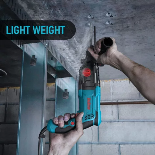 ENEACRO SDS-Plus Fúrókalapács 26mm Betonhoz, 6 Fokozat, 4 Funkció, Biztonsági Csatoló