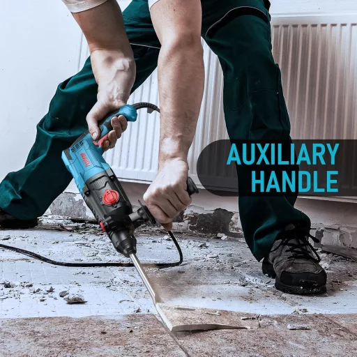 ENEACRO SDS-Plus Fúrókalapács 26mm Betonhoz, 6 Fokozat, 4 Funkció, Biztonsági Csatoló