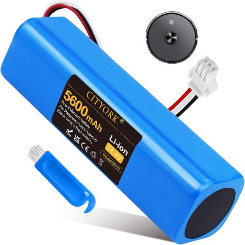 CITYORK 5600 mAh Li-Ion Pótakkumulátor Proscenic M7/M8 Pro, Roidmi Eve Plus, Viomi S9, Neabot N1/N2, Tesvor M1 Robotporszívókhoz, 14.4V