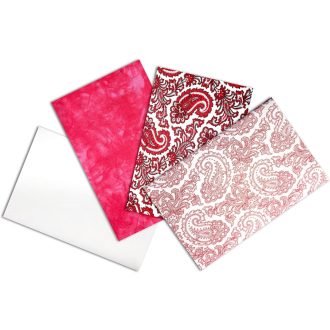   Bellus Pamuk Paket tkanina za patchwork, 4 komada, 100% pamuk s cvjetnim uzorkom, tekstil 80x50 cm za šivanje i rukotvorine.