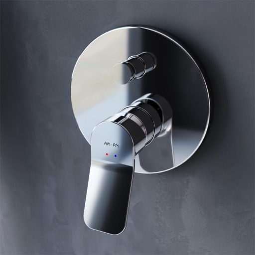 AM.PM X-Joy FXA45000 Ugradbena kupaonska miješalica za tuš, kromirana, zidna