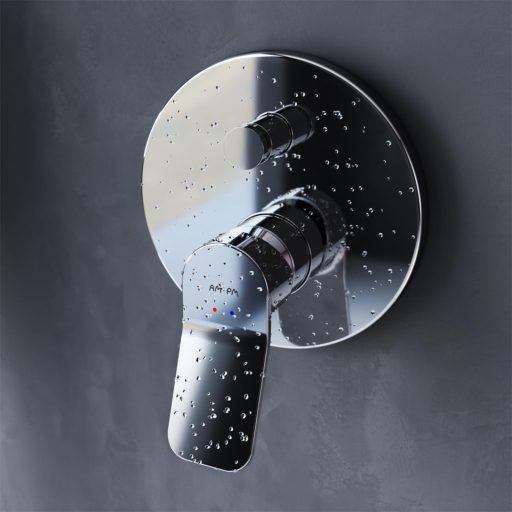 AM.PM X-Joy FXA45000 Ugradbena kupaonska miješalica za tuš, kromirana, zidna