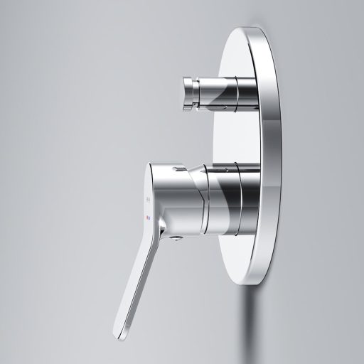 Baterie de duș încastrată pentru baie AM.PM X-Joy FXA45000, crom, montare pe perete