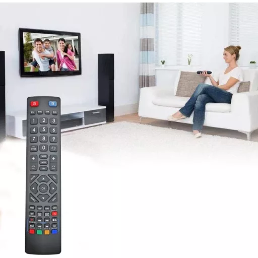 LFYSJTX Blaupunkt Távirányító - Univerzális Csere Távirányító Blaupunkt TV-hez, Programozás Nélküli, 10m Hatótávolság, Kék