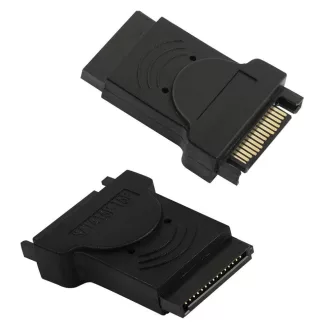   QIANRENON 15 tűs SATA tápkábel hosszabbító HDD, SSD és DVD-hez - 2 db