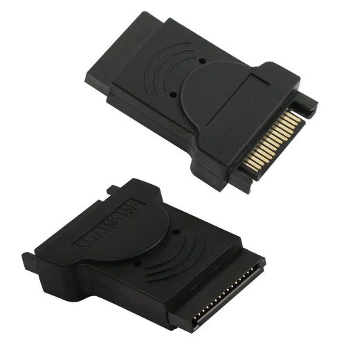 QIANRENON Cablu prelungitor alimentare SATA 15 pini pentru HDD, SSD și DVD - 2 bucăți