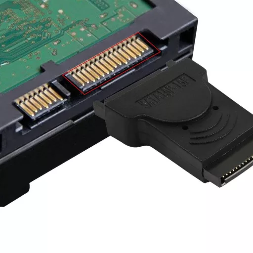 QIANRENON 15 tűs SATA tápkábel hosszabbító HDD, SSD és DVD-hez - 2 db