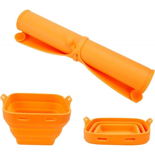 Flexibilná silikónová súprava dosiek na krájanie - 2 ks s úložným priestorom a protišmykovou úpravou, umývateľné v umývačke riadu