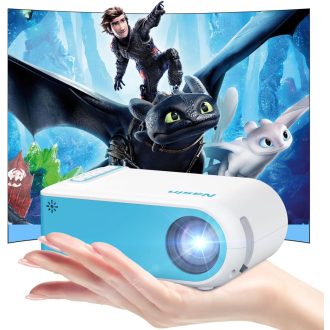   Nasin 1080P hordozható mini projektor HDMI USB Android iOS kompatibilis