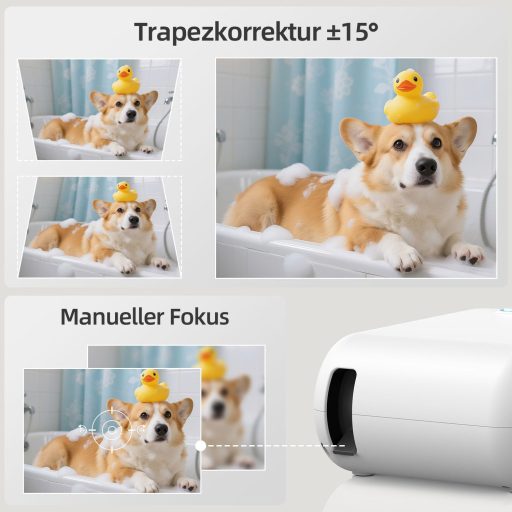 Nasin 1080P hordozható mini projektor HDMI USB Android iOS kompatibilis