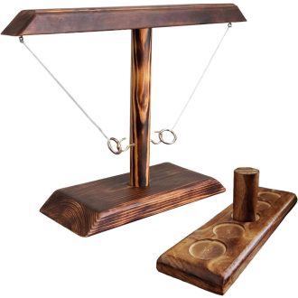   YOMIQIU Stolová hra na hádzanie krúžkov – Zábava pre celú rodinu