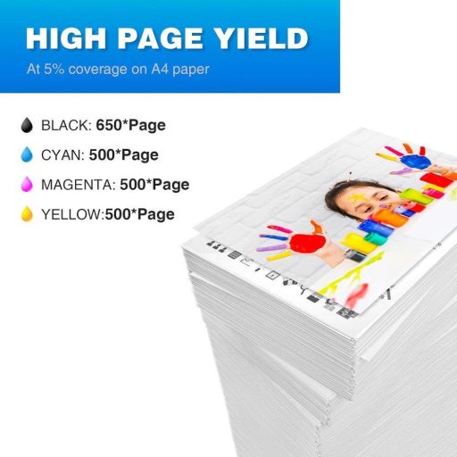 26XL Nagy Kapacitású Nyomtatópatronok Epson 26 / 26XL Kompatibilis Multipack (12 darab) Expression Premium XP-510, XP-520, XP-600, XP-605, XP-610, XP-615, XP-620, XP-625, XP-700, XP-710