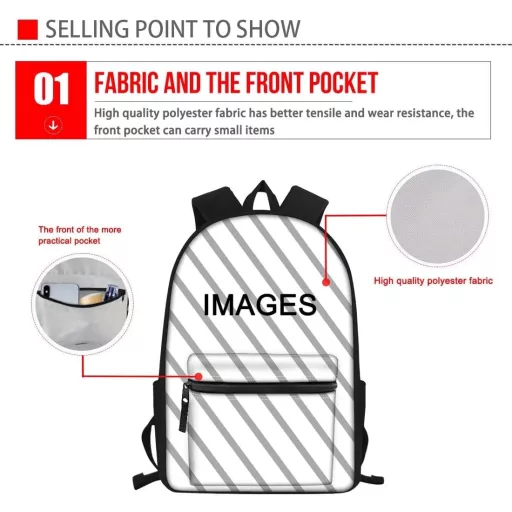 chaqlin Denim Macska Iskolatáska Szett Gyerekeknek - Hátizsák, Uzsonnás Doboz, Tolltartó