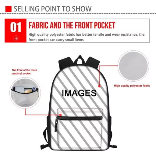 chaqlin Denim Macska Iskolatáska Szett Gyerekeknek - Hátizsák, Uzsonnás Doboz, Tolltartó