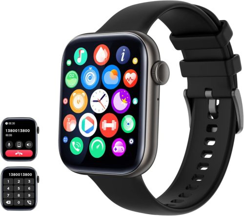Ceas Inteligent cu Funcție de Apelare - Tracker de Fitness cu Peste 120 de Moduri Sport, Monitorizare a Ritmului Cardiac