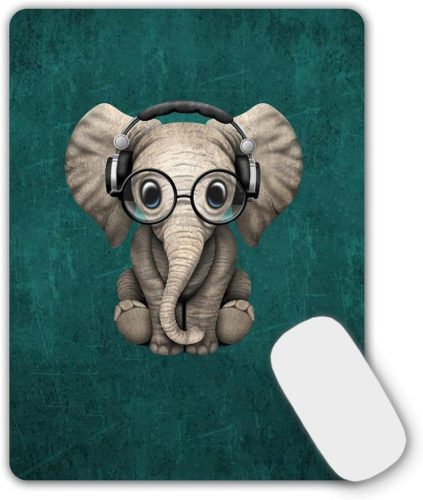Mousepad AOKSUNOVA cu elefant adorabil, 20x15 cm