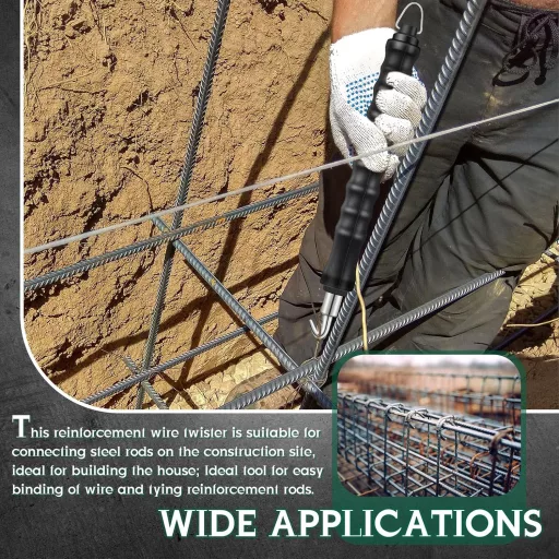 Ripeng set de 2 burghie cu autofiletante negre, cu retur automat, pentru oțel