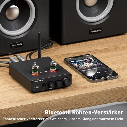 Fosi Audio T20X 200W Bluetooth 5.0 Csöves Erősítő Stereo Vevő