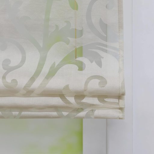 SCHOAL Függöny Roletta 100x130 cm Fúrás Nélkül Átlátszó Szemcsés