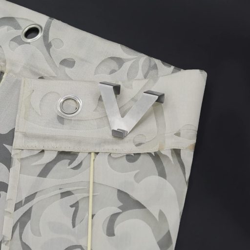 SCHOAL Függöny Roletta 100x130 cm Fúrás Nélkül Átlátszó Szemcsés