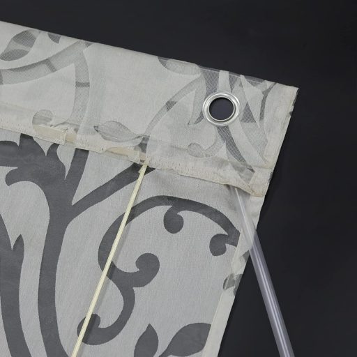 SCHOAL Függöny Roletta 100x130 cm Fúrás Nélkül Átlátszó Szemcsés