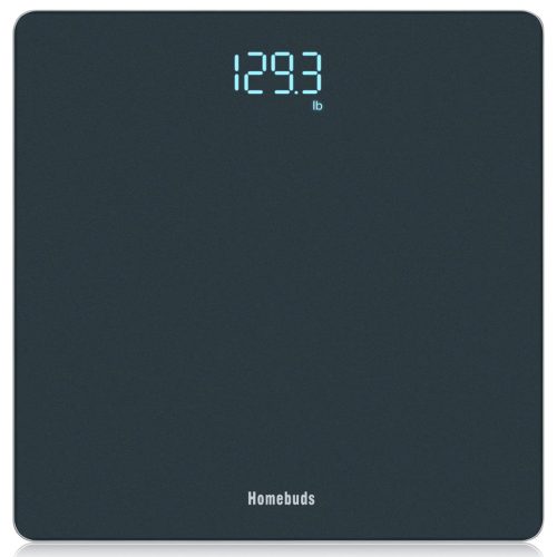 Homebuds Digitális Fürdőszobai Mérleg - Precíziós Technológiával, LED Kijelzővel, Automata Be/Ki Kapcsolással, 180kg Teherbírással, Elegáns 