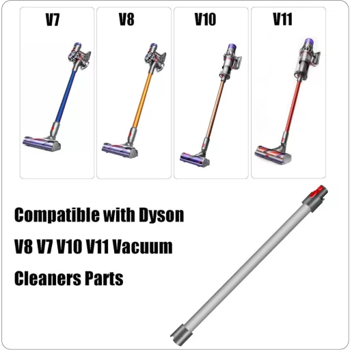Italdos teleskopická trubica kompatibilná s Dyson V11 V10 V15 V8 V7, 73 cm, strieborná