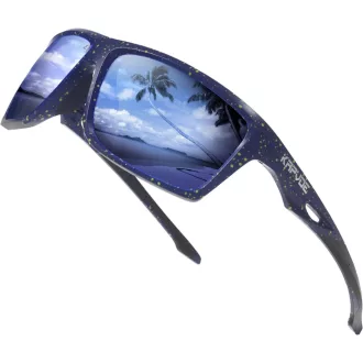   Ochelari de soare sport polarizați KAPVOE cu lentile HD pentru ciclism, alergare și condus