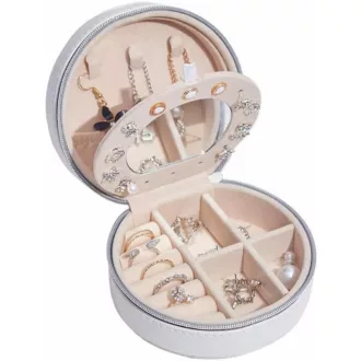   LATRAT Utazó Ékszertartó Hordozható Szerveződoboz Nyaklánchoz Fülbevalóhoz