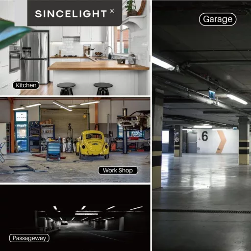 SINCELIGHT 36W LED svietidlo 120cm neutrálna biela 4000K osvetlenie do kuchyne, kúpeľne, garáže a kancelárie