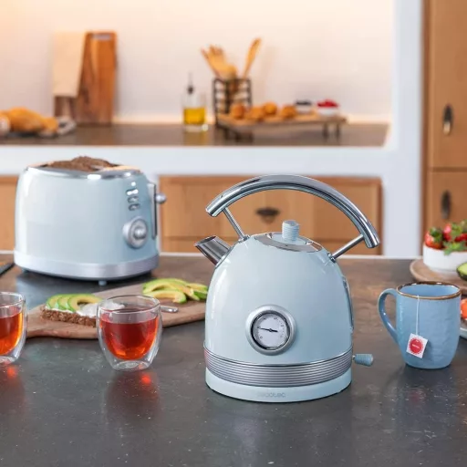 Cecotec ThermoSense 420 elektromos vízforraló 1,8L 2200W hőmérsékletes kék