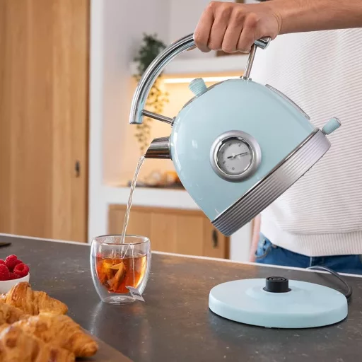 Cecotec ThermoSense 420 elektromos vízforraló 1,8L 2200W hőmérsékletes kék