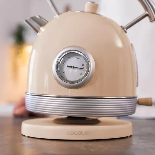Cecotec ThermoSense elektromos vízforraló 1,8L 2200W hőmérsékletes beige