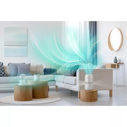Zvlhčovač vzduchu Philips Humidifier 2000 Series, s o 99,97 % menej baktérií, 2 l nádrž, pre miestnosti do 31 m², ultra tichý 32 dB, automatické vypnutie