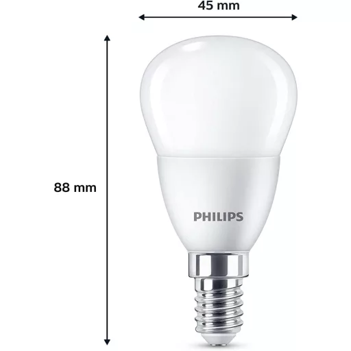 Philips LED 40W P45 E14 meleg fehér fényforrás 3 darab