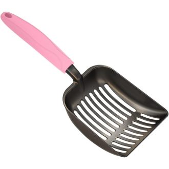   WePet Alumínium Macskavécé Lapát M Méret Rózsaszín Fogantyúval