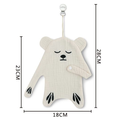 Sugee Cumi retiazka na cumlík z organickej bavlny, 2 kusy, pre dievčatá a chlapcov