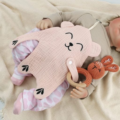 Sugee Cumi Lánc Organikus Pamut Baba Cumi Tartó 2 Darab Lányoknak Fiúknak