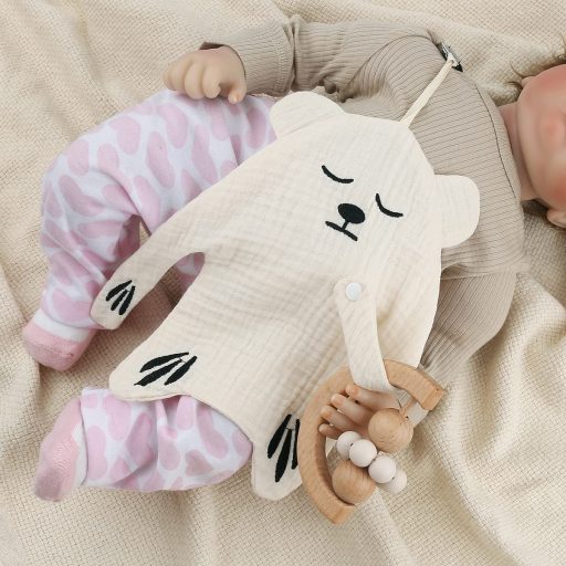 Sugee Cumi Lánc Organikus Pamut Baba Cumi Tartó 2 Darab Lányoknak Fiúknak