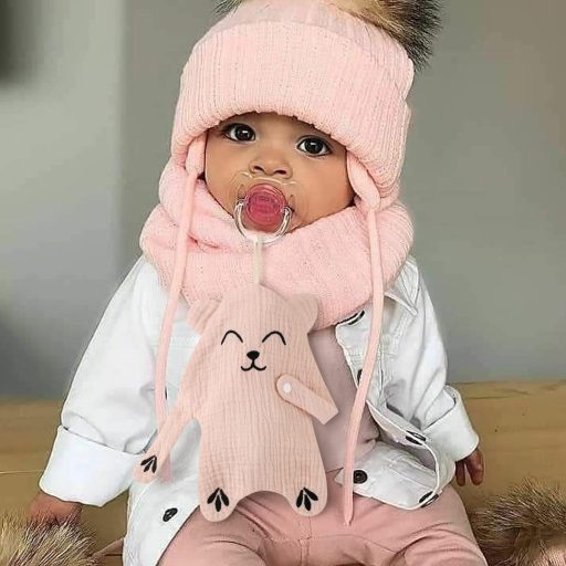 Sugee Cumi Lánc Organikus Pamut Baba Cumi Tartó 2 Darab Lányoknak Fiúknak