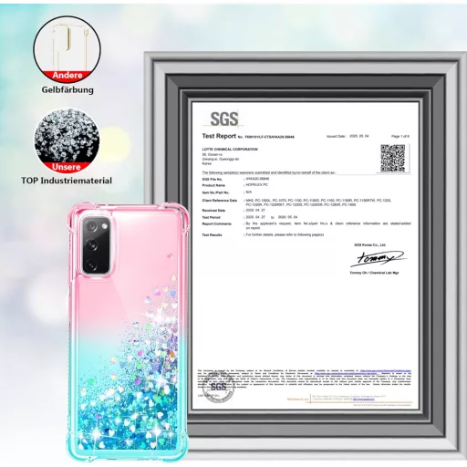 Husă Pilaru Samsung Galaxy S20 FE - Husă transparentă cu sclipici lichid, carcasă de protecție subțire și moale din silicon TPU rezistentă la șocuri pentru femei, spate telefon mobil