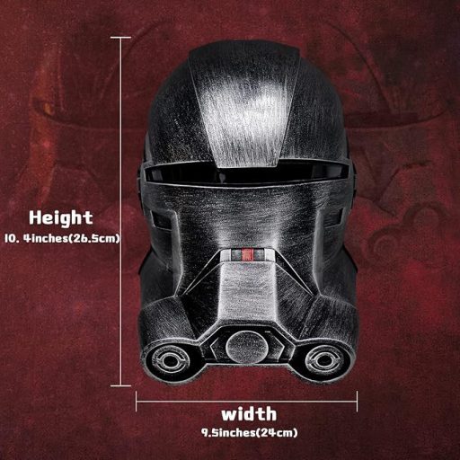 Prilba Bad Batch Echo – cosplay maska Clone Wars na celú hlavu pre mužov a ženy