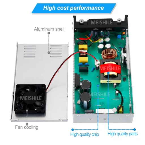 MEISHILE 600W 36V Ipari Kapcsoló Tápegység AC/DC Transzformátor LED Motor Szivattyú
